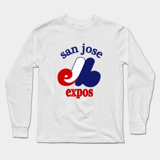 Vintage San Jose Expos Baseball 1982 Long Sleeve T-Shirt